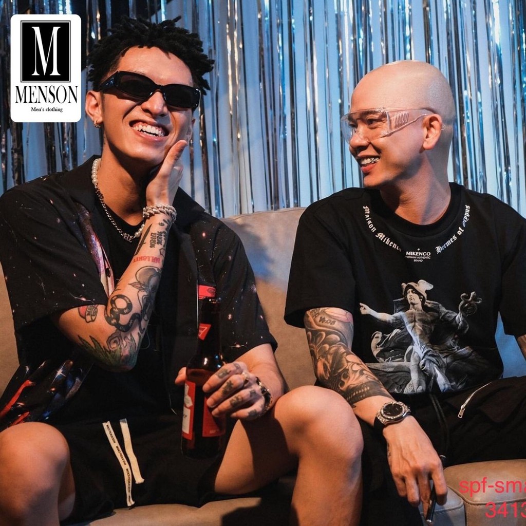 Áo phông T-Shirt unisex in hình 3D  cute - Áo thun hàng hiệu cao cấp chất mát mùa hè MENSON M2002 | BigBuy360 - bigbuy360.vn