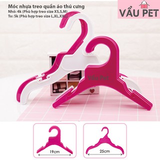 Móc treo quần áo cho chó mèo thú cưng [Nhựa]