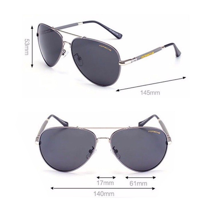 Kính mắt nam nữ thời trang PE04 tròng phân cực mắt chống UV400