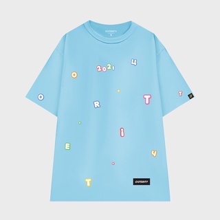 Áo thun nam nữ local brand unisex Outerity COLORFULL / SKYBLUE - ORT118.2