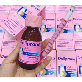 Siro hạ sốt Doliprane Pháp 100ml