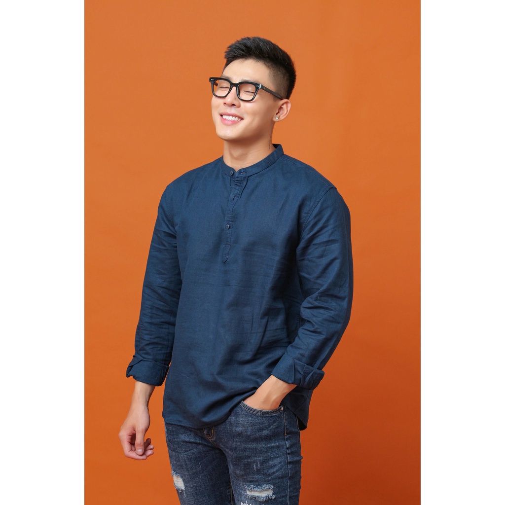 Áo Sơ Mi Tay Dài Công Sở Nam Form Reugular AKUBA | B414 | BigBuy360 - bigbuy360.vn