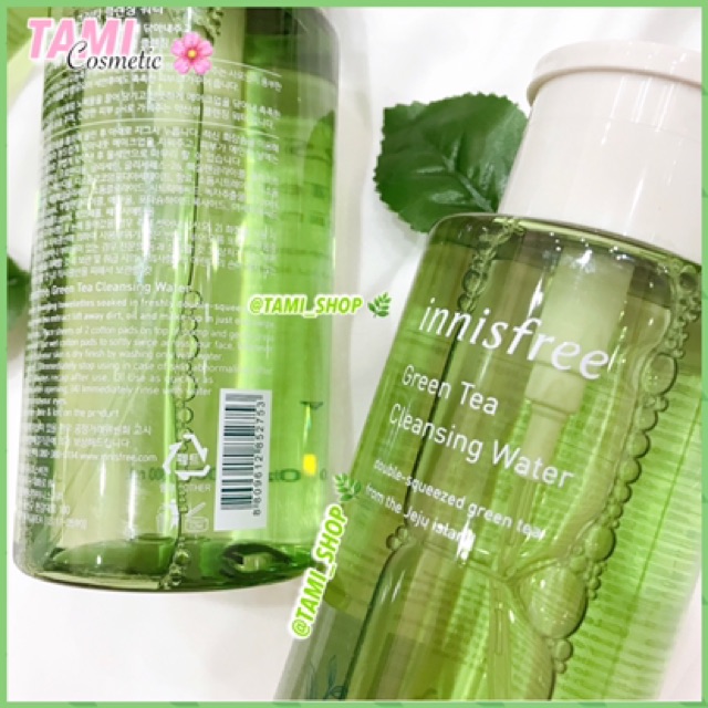 TẨY TRANG TRÀ XANH INNISFREE GREEN TEA CLEANSING WATER