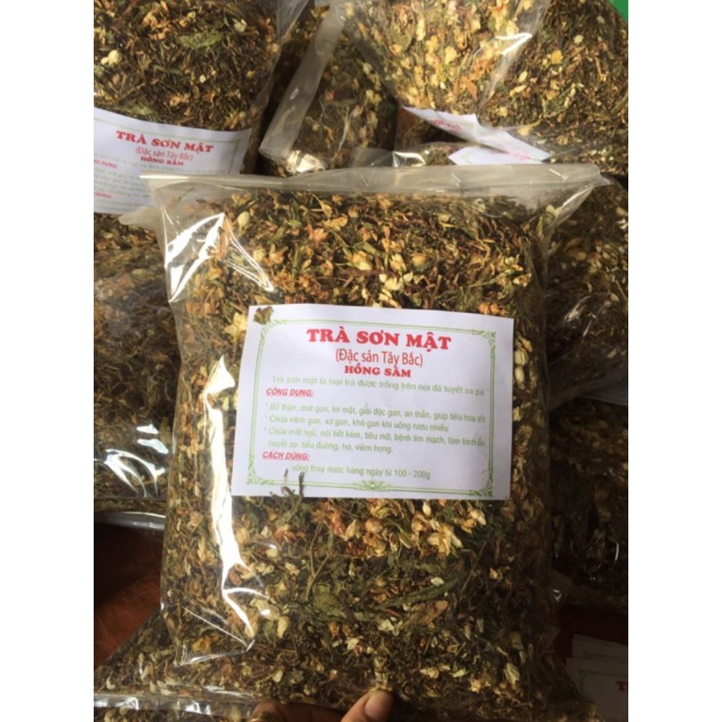 Trà sơn mật hồng sâm nhiều hoa và ngọt (1kg)