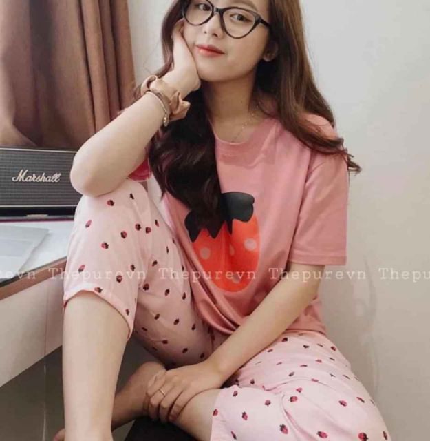 Bộ Hoa Quả 4 màu Chất Cotton xịn xò | BigBuy360 - bigbuy360.vn