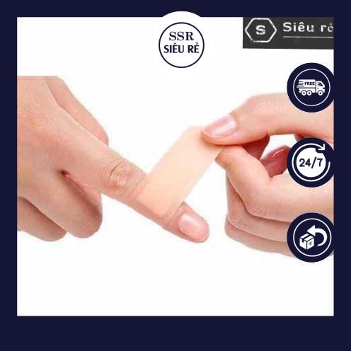 Băng dính cá nhân y tế Bang He, hộp 100 miếng, 4 kích thước bảo vệ các vết thương siêu tiện dụng (PD1825)