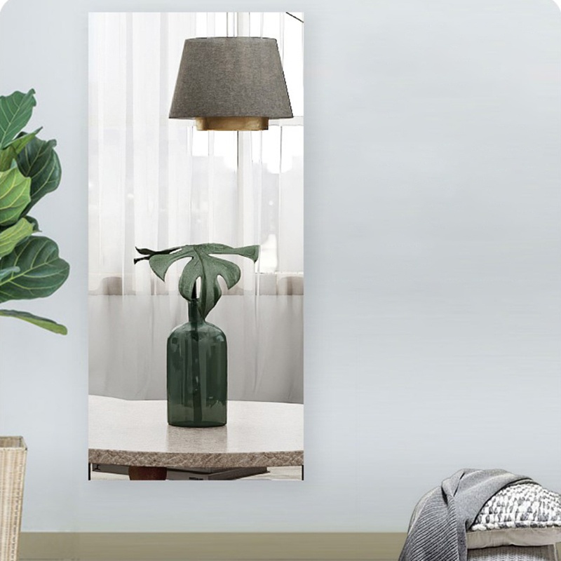 Gương Dán Tường Tự Dính Bằng Nhựa Không Kính Dành Cho Trang Trí Nhà Tắm