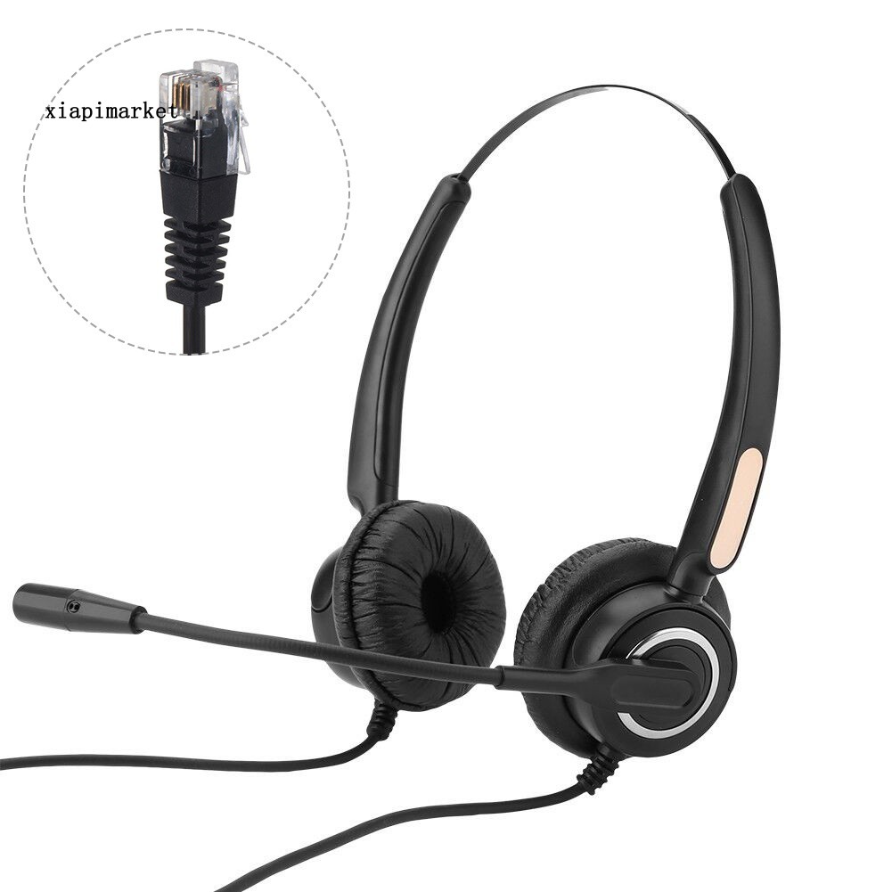 Tai nghe trùm tai cách tiếng ồn Xp_H500D 2.5mm / 2 cổng 3.5mm / Rj9 / Usb