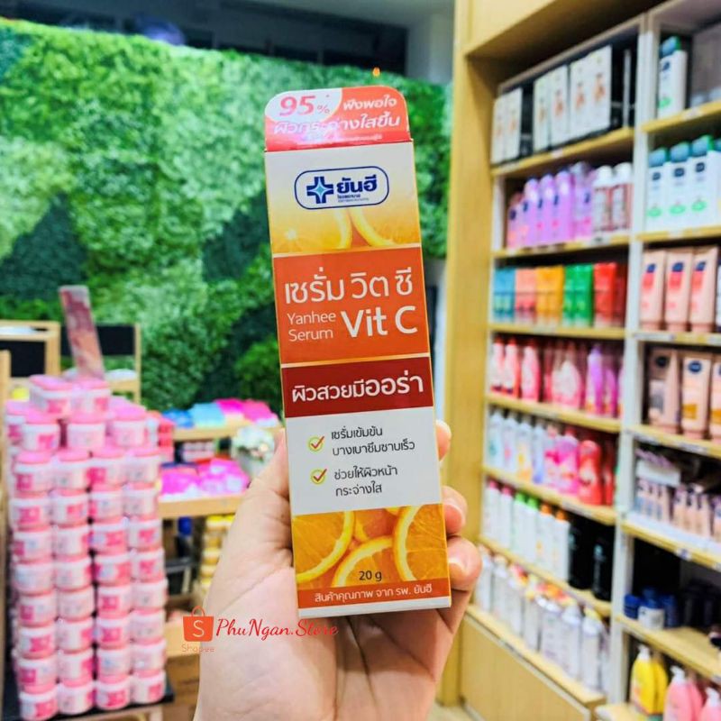 Serum Vitamin C Yanhee Thái Lan 20ml dưỡng trắng da mờ thâm