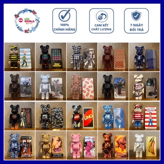 Chú gấu "bụng phệ" Bearbrick 100% Pattern. MS: 02.
