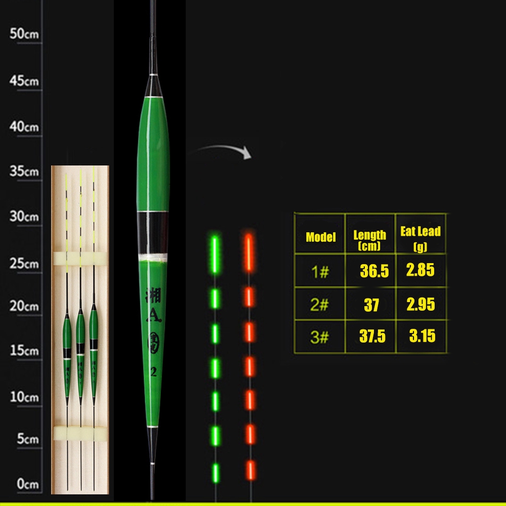 Phao Câu Cá Gắn Đèn LED Có Thể Thay Đổi Màu Sắc
