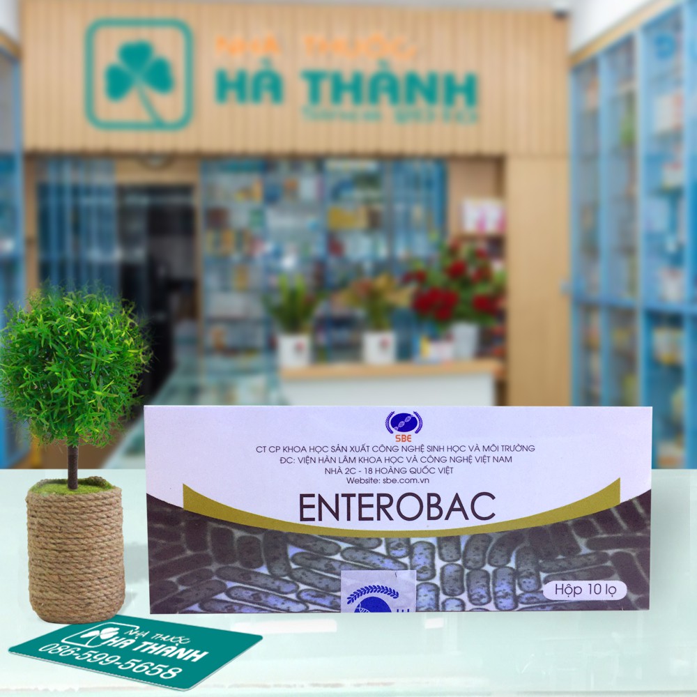 Men tiêu hóa Enterobac - Hộp 10 lọ [SP VIỆN HÀN LÂM]