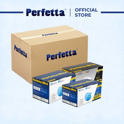 [Tặng 1 Hộp Trẻ Em] - Thùng 700 Cái Khẩu trang Perfetta Ultra 4 Lớp, Đóng Gói Riêng Từng Cái (35 Cái/Hộp)