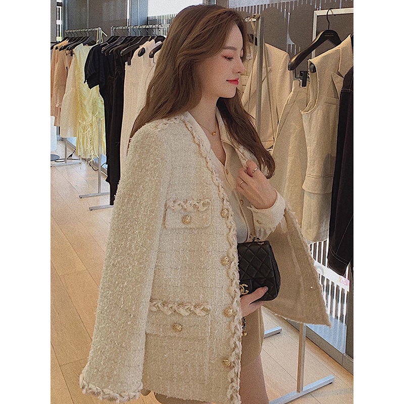 (Sẵn s) Áo dạ tweed tiểu thư siêu đẹp