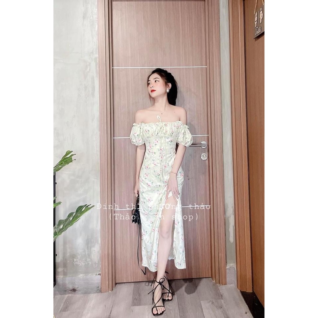 Váy Maxi Nữ, Đầm Hoa Dáng Dài Kiểu Dáng Nữ Tính Hàng 2 Lớp Chất Liệu Cao Cấp Hàng Thiết Kế Form Dáng Chuẩn. | BigBuy360 - bigbuy360.vn