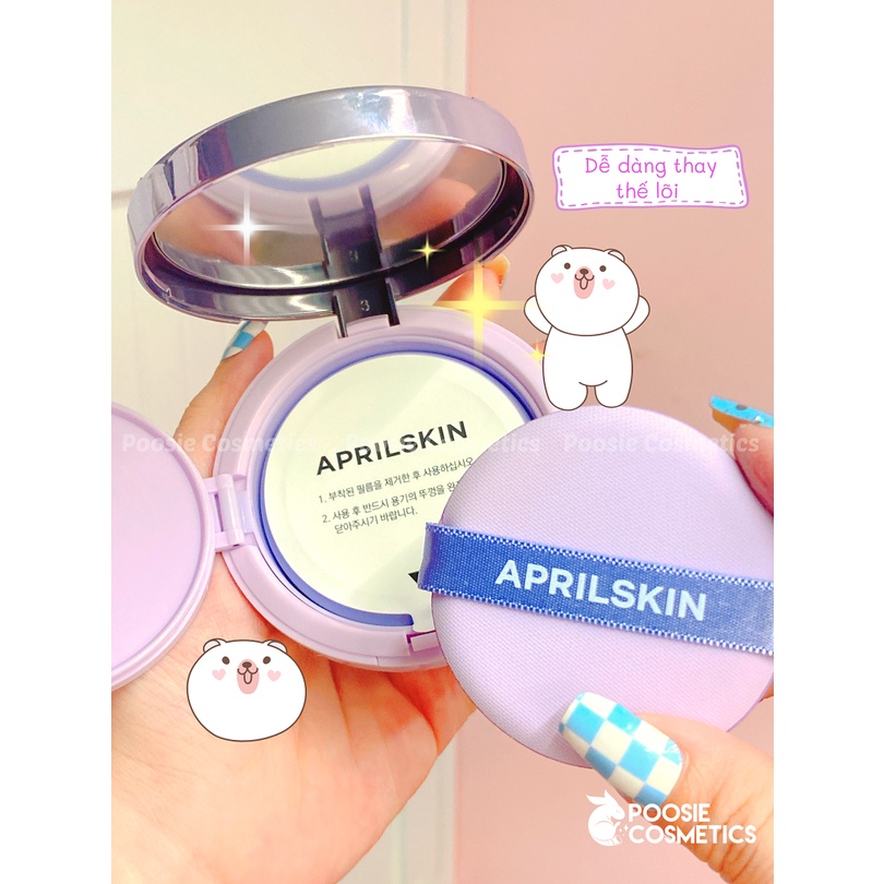 Phấn nước April Skin Ultra Slim Cushion + Refill