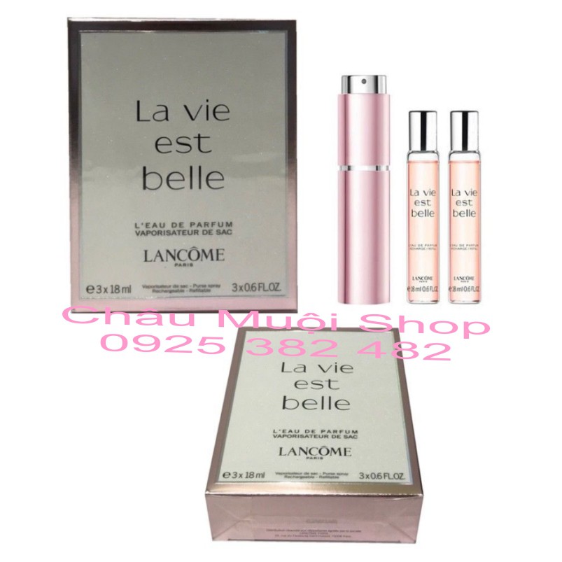 Sét 3 Chai Nước Hoa Lancôme La Vie Est Belle