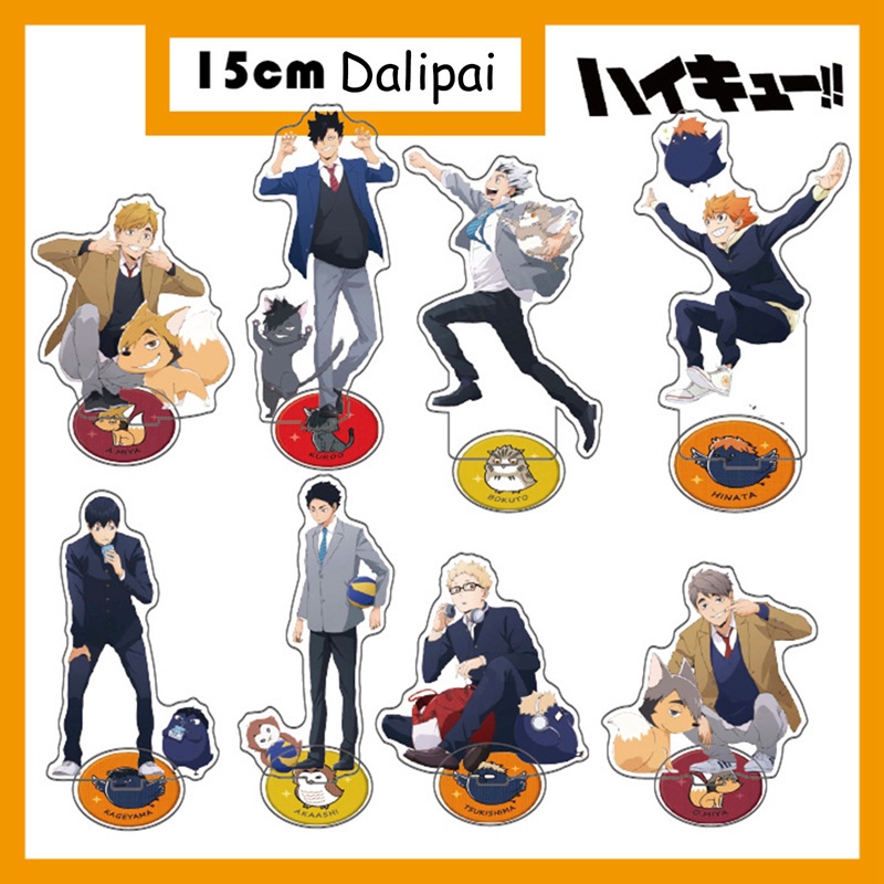 Standee hình nhân vật hoạt hình Haikyuu bằng nhựa acrylic 13cm