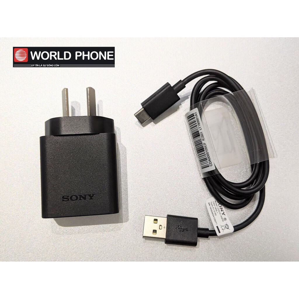 Củ sạc nhanh SONY UCH12( Quick Charge 3.0) chính hãng, sạc nhanh Sony, Cáp