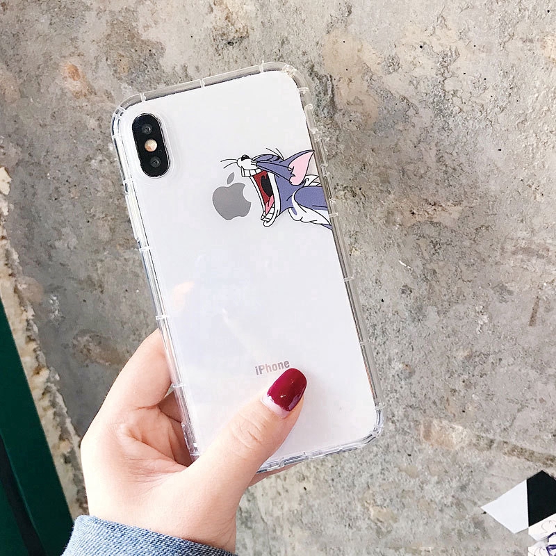 Ốp điện thoại hình mèo và chuột cho iPhone11/11Pro 11pro Max X XR XS XS MAX 7 8 plus SE 12 pro max 12 mini | BigBuy360 - bigbuy360.vn