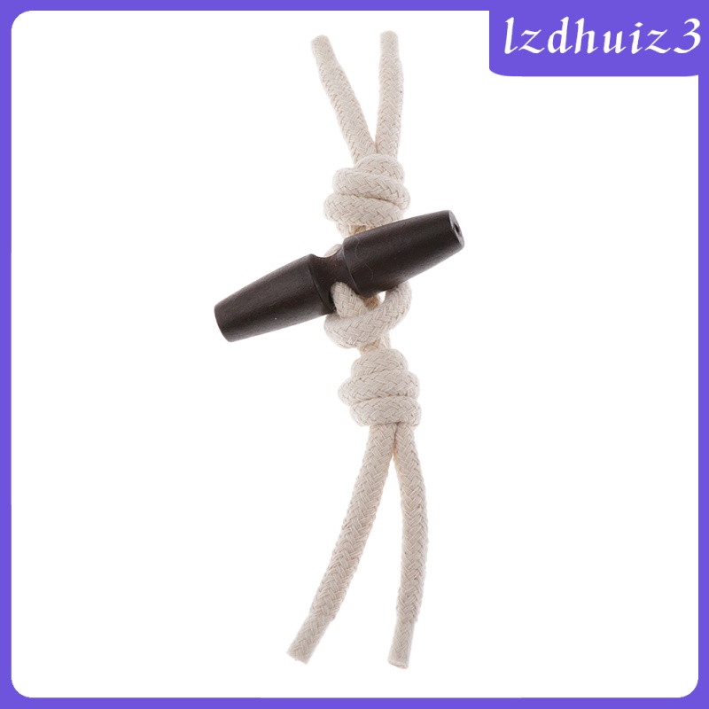 Set 4 Nút Gỗ Đá Quý Sang Trọng Kèm Dây May Áo Khoác