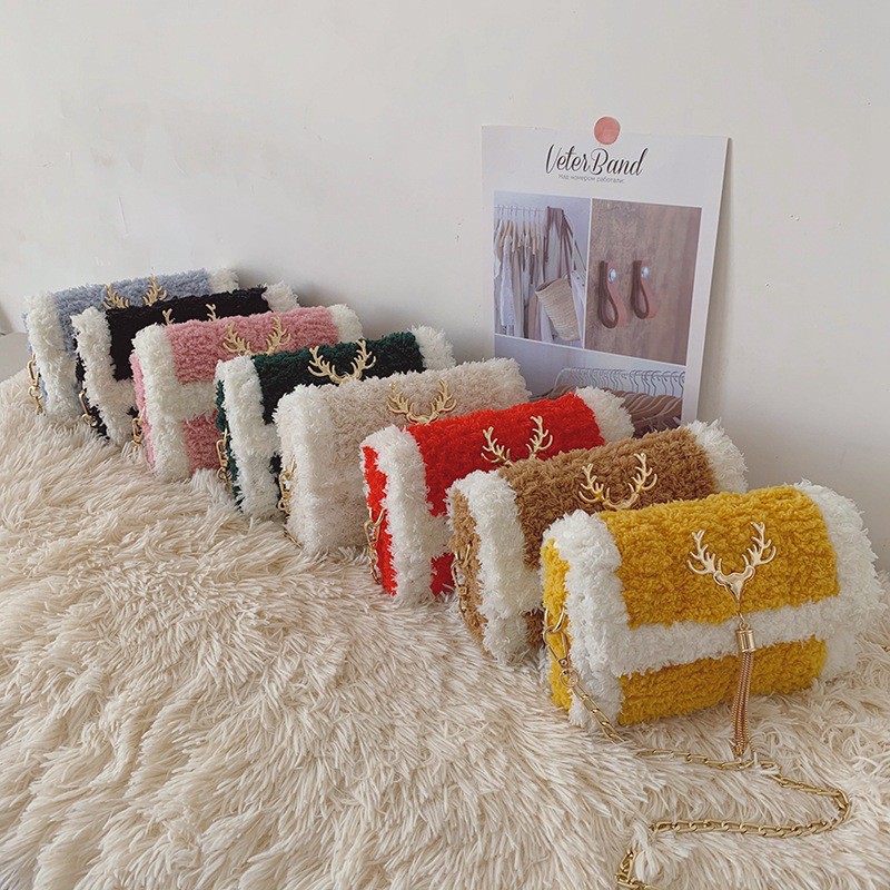 Mác Sừng Hươu Tua Rua ❤️ Phụ Kiện Trang Trí Làm Túi Handmade - Túi Tự Đan ❤️