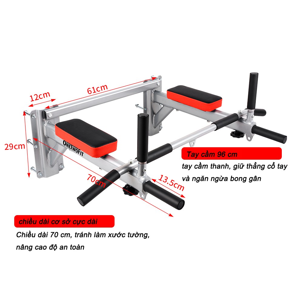 OneTwoFit Xà Đơn , Pull-up xà ngang trong nhà dụng cụ tập thể dục tại nhà cát Túi đựng thiết bị tập luyện đa năng OT066N