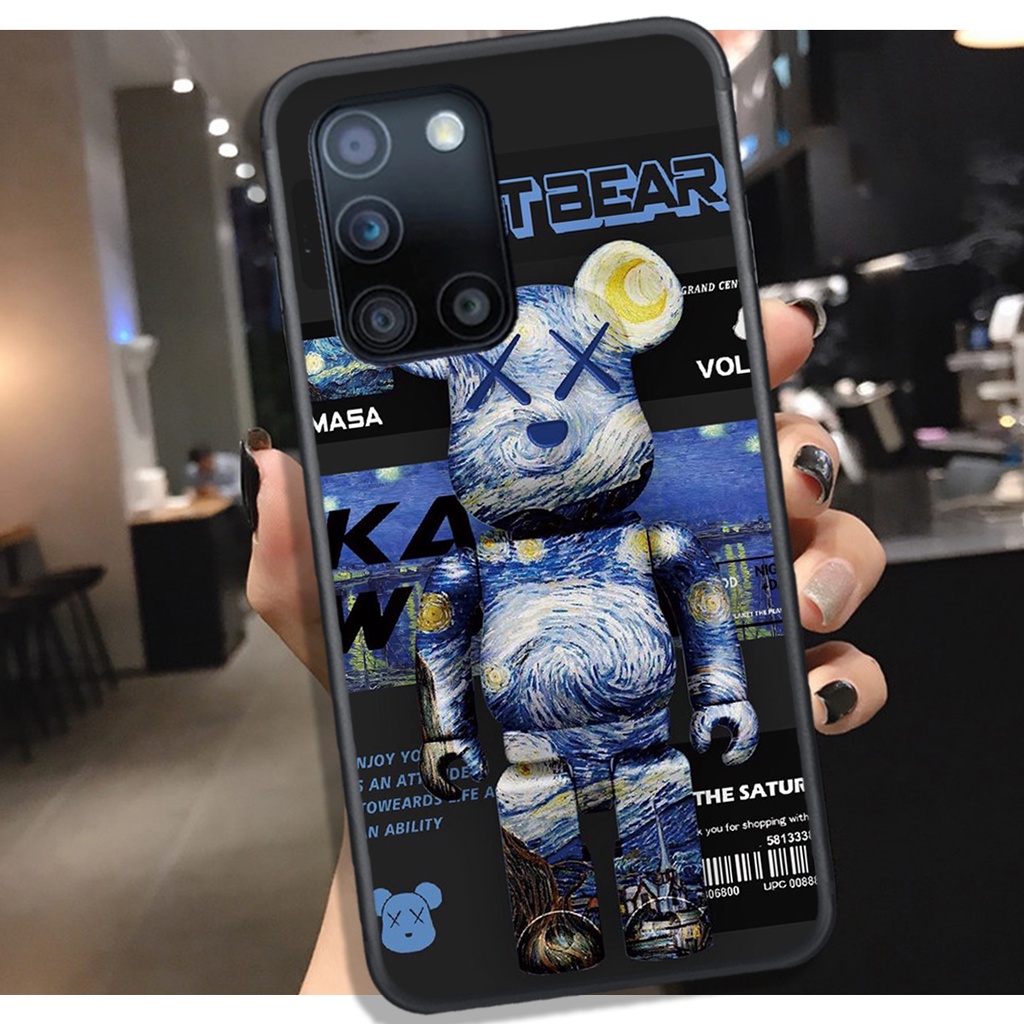 Ốp Lưng SS A33 5G, In Hình Gấu Bear@Brick , ngầu đẹp.