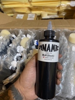 Mực xăm chính hàng dynamic usa blk