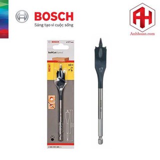 Mũi khoét gỗ đuôi cá bosch selfcut 17x152mm