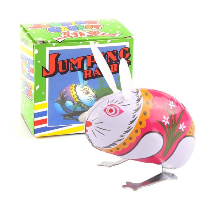 Đồ chơi chú ếch,gà, thỏ,chuột,xe tăng lên dây cót dễ thương cho bé - Đồ chơi tuổi thơ của thế hệ 8x 9x