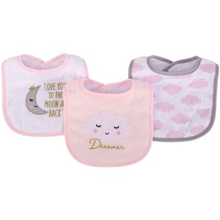 Set 3 yếm ăn dặm bé gái