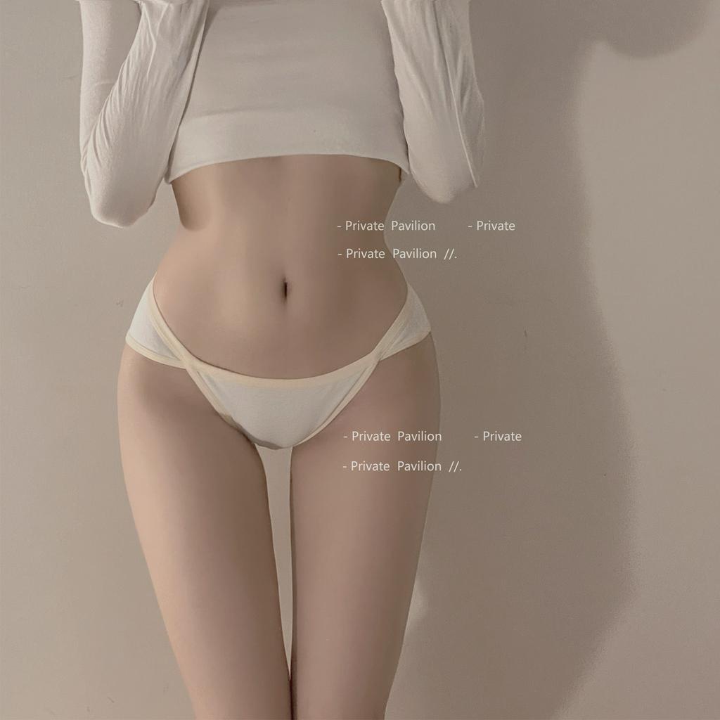 Quần lót thun cotton viền màu đơn giản Catsty B1-09