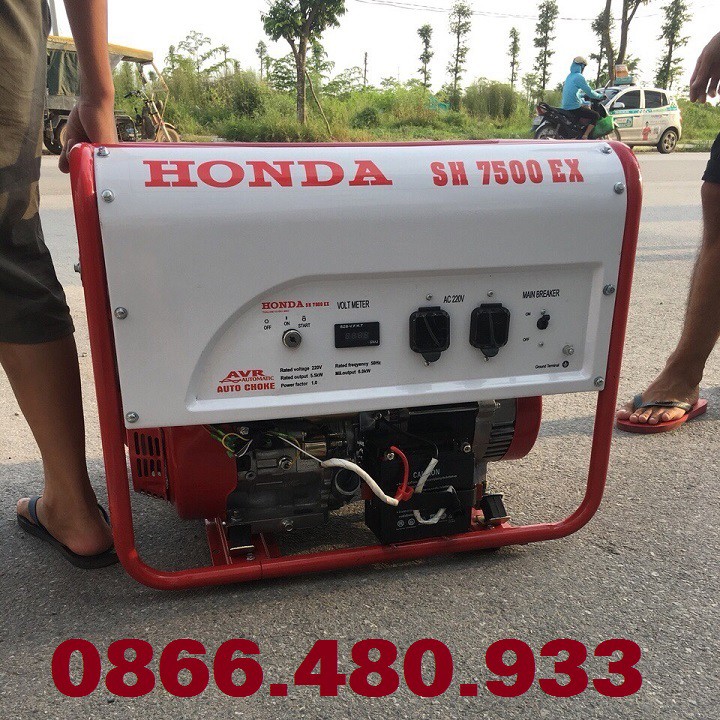 Máy Phát Điện Honda Chạy Xăng 6kw SH7500EX (Le Gió Tự Động)