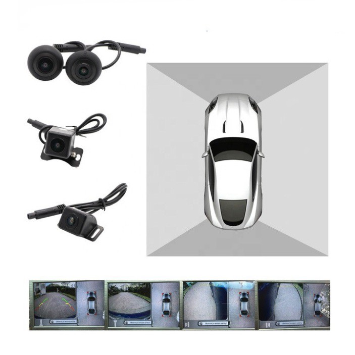 Sản Phẩm Camera hành trình 360 cao cấp chuẩn AHD dành cho tất cả các loại xe ô tô có màn hình hiển thị - Mã: 360AHD-LV-5