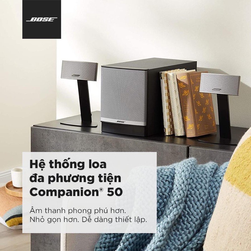 Hệ thống loa 2.1 Bose Companion 50 chính hãng - Huyền thoại đỉnh cao