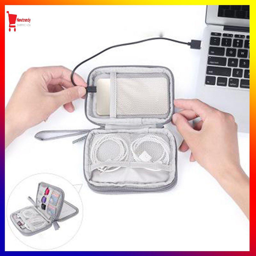 Túi Đựng Dây Cáp Dữ Liệu Cứng Di Động Tiện Dụng 0601 | BigBuy360 - bigbuy360.vn