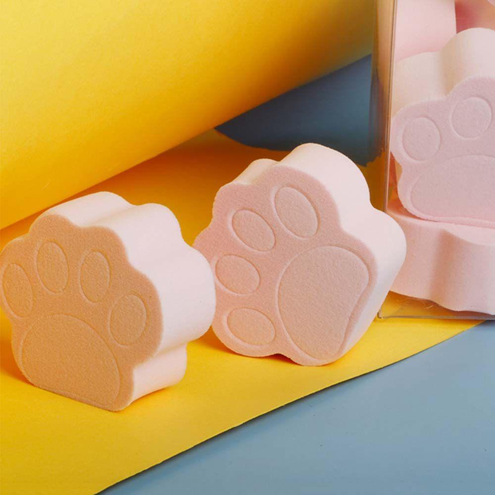 Mút Tán Kem Nền Dạng Lỏng Hai Mặt Thiết Kế Hình Dấu Chân Chó Dễ Thương