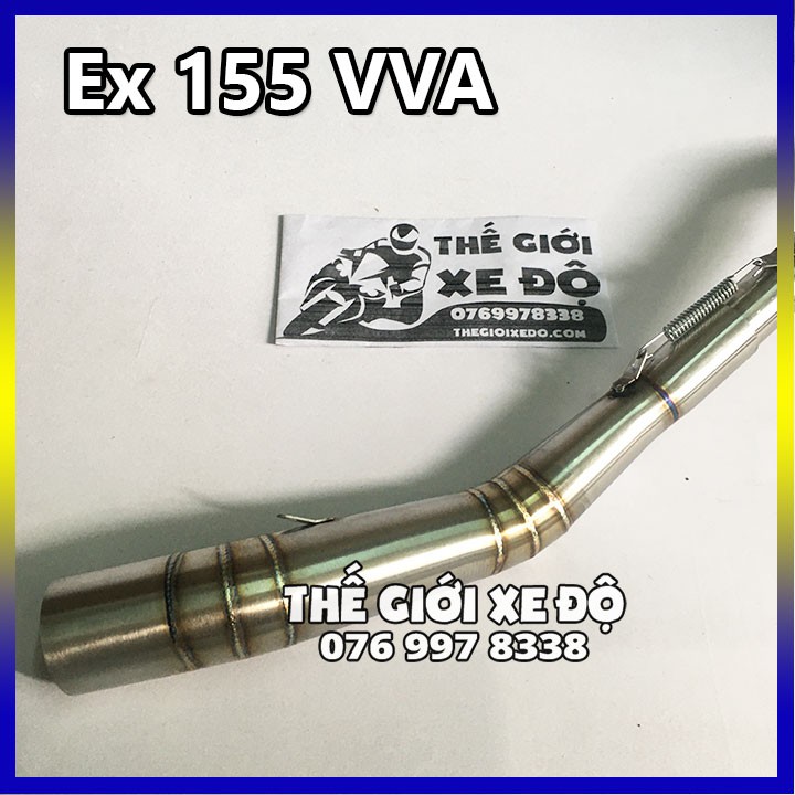 Cổ pô ex 155 vva - cổ pô tăng exciter 155 vaa 2021 gắn pô độ