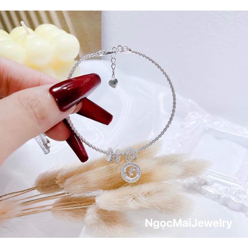 Lắc nữ bạc dáng vòng Pa.nDora đủ chữ cái xinh xắn sang trọng đẹp mê ly - Ngọc Mai Jewelry