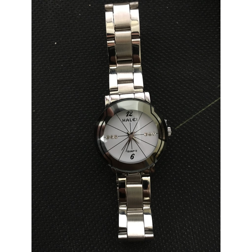 Đồng Hồ Nữ Halei Chính Hãng Mặt Tròn, Chống Nước, Chống Xước - Tặng 1 Vòng Tỳ Hưu | BigBuy360 - bigbuy360.vn