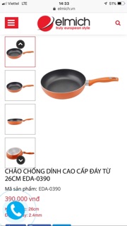 Chảo elmich Teria SM0390