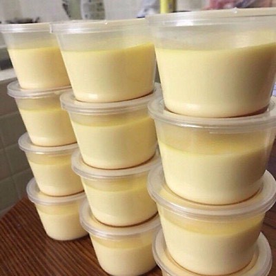 10 Hộp flan trái tim,tròn nhựa tốt kèm nắp