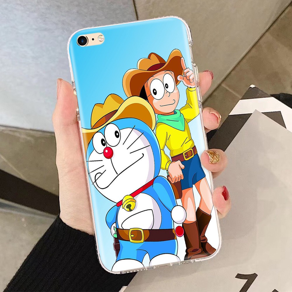 Ốp Điện Thoại Mềm Trong Suốt Hình Doraemon 93gt Cho Samsung Galaxy J8 J7 Pro Prime Duo J6 Plus 2018