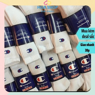 Set 3 đôi Tất -vớ thể thao champion full tag -hang loại A