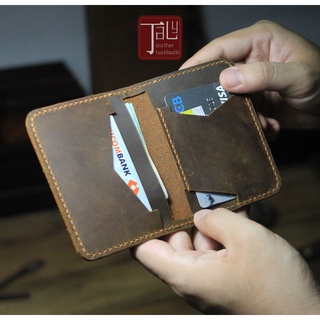 Ví Đựng Thẻ ATM, Card Holder Da Bò Thật Nhỏ Gọn By Kiến Leather