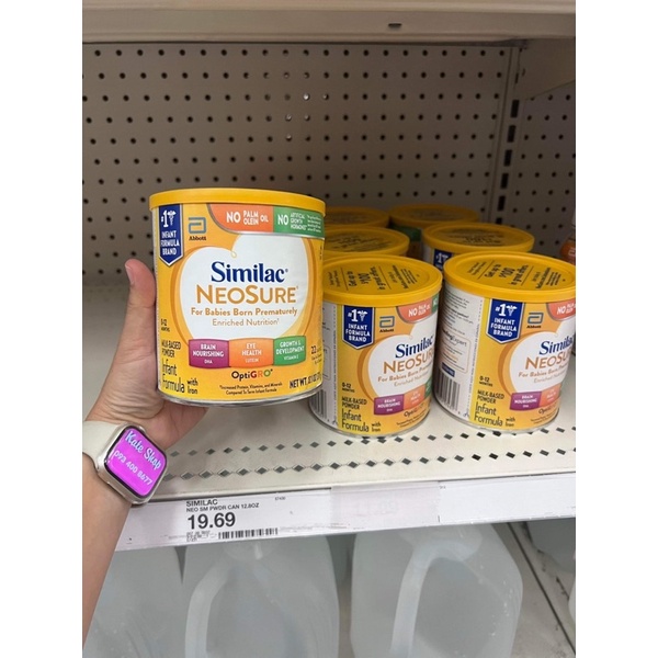 BAY AIR - date 6/2025 Sữa Similac Neosure 371g - hàng Mỹ BAY AIR