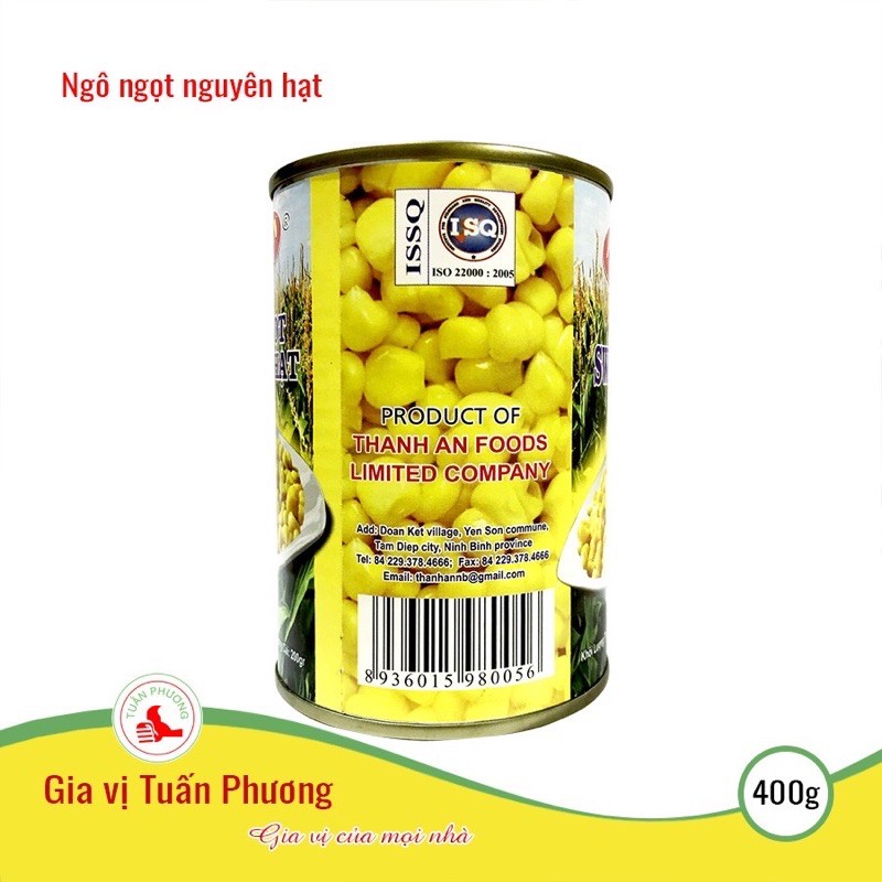 GIÁ SỈ NGÔ NGỌT NGUYÊN HẠT ASIA THANH AN - 400g