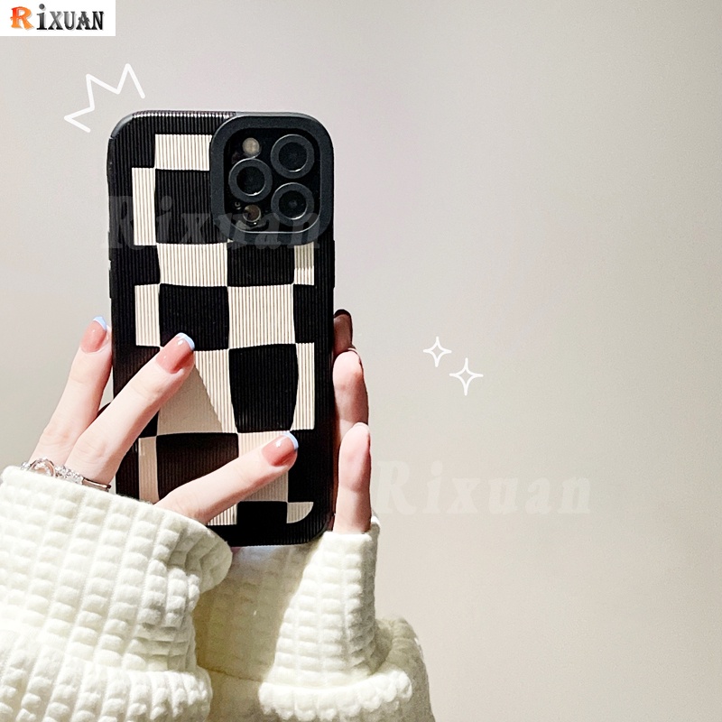Ốp Điện Thoại Da Cừu Cho OPPO A16 A95 A54 A15 A3S A5S A7 A12 A53 A94 A74 A1K F9 F7 A9 A55 A31 Reno6Z RealmeC21Y 8 C35 C25 C11 C12 C2 5i