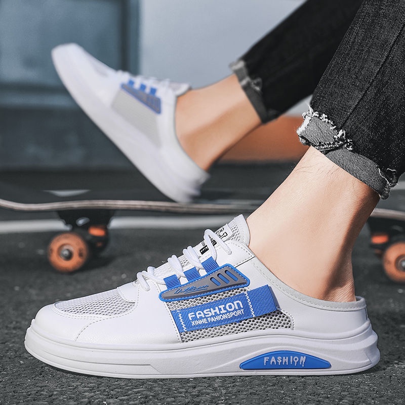 Giày sandal Lưới Không Gót Thoáng Khí Mùa Hè Cho Nam